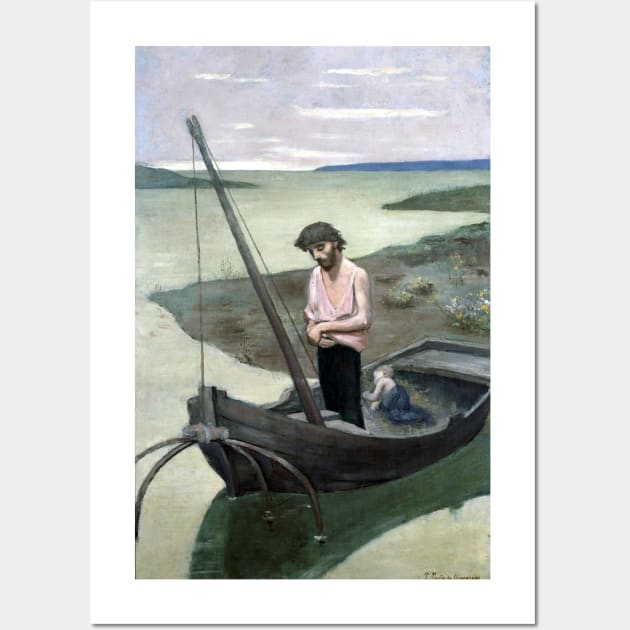 Pierre Puvis de Chavannes The Poor Fisherman Wall Art by pdpress